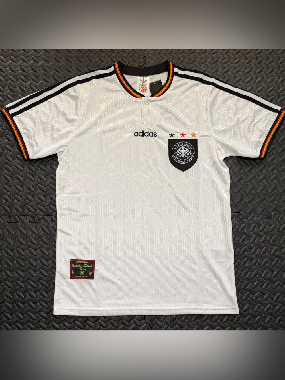 Germany Home Retro Soccer Jersey Vintage Style